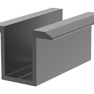 Средна скоба AL 6005-T5 Черен МАТ L50